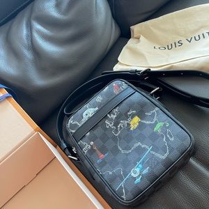 Louise Vuitton  DANUBE SLIM PM messenger bag.